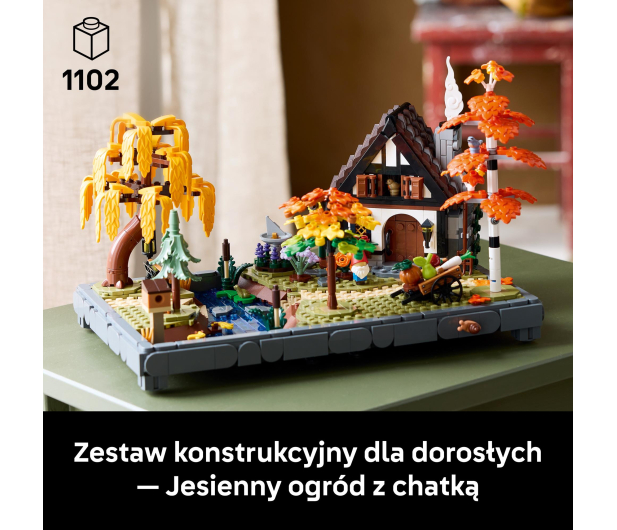 LEGO ICONS 11372 Jesienny ogród z chatką - 1473408 - zdjęcie 4